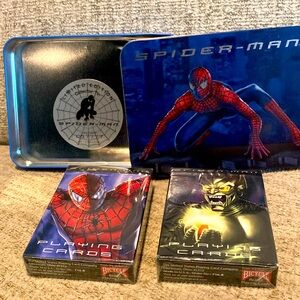 Vintage SpIder-Man Playing Cards Collector Tin Number Limited Edition Sealed!